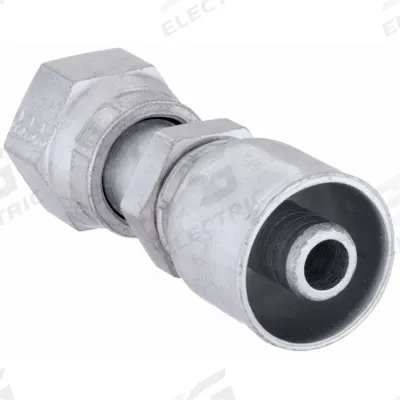 AEROQUIP Hydraulic Crimp Fitting: Steel x Steel, Straight, -8 For Hose Dash Size - Aeroquip Crimp Hydraulic Hose Fittings with ORS Connection