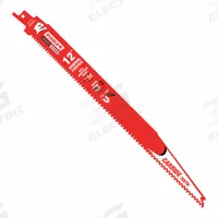 DIABLO Reciprocating Saw Blade: 6/9 Teeth per Inch, 12 in Blade Lg, 0.05 in Blade Thick, Steel, 3 PK (MPN DS1209CGP3). Key specifications — attr1109198: 6/9; attr1109200: Rigid for Straight Cuts; attr1109201: Tapered; attr1109209: DIABLO.