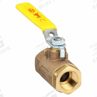 APOLLO Manual Two-Way Ball Valve: 3/4 in, Bronze, Straight, FNPT x FNPT - Bronze Ball Valves