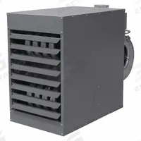 DAYTON Gas Wall and Ceiling Unit Heater: 175,000 BtuH Heating Capacity Input, Blower, 5 in Flue Dia (MPN 55FG96). Key specifications — Fuel Type: Propane; Combustion Type: Field Convertible; Brand: DAYTON; Fan Type: Blower; Gas Connection Size, Gas Connection Type: 1/2 in NPT, Male; Overall Dimensions - H x W x D: 33-3/4 in x 37-1/4 in x 56-1/8 in.