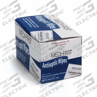 Grainger Topical Antiseptic Wipes: Wipes, Benzalkonium Chloride, 20 PK