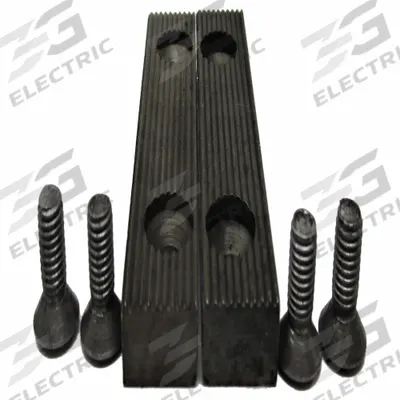 WILTON Serrated Jaw Inserts: Steel, For 2 1/2 in Vise Jaw Wd - Screw-In Vise Jaw Caps
