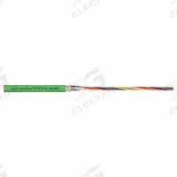 CHAINFLEX Bus Cable: (4) Pr 26 AWG (0.15), PUR, Order by the Foot, Ethernet/CAT5, Black (MPN CFSP-182-045). Key specifications — Bus System: Ethernet/CAT5; Conductor Grouping: (4) Pair 26 AWG; Minimum Bend Radius Factor - Fixed: 5 x OD; Minimum Bend Radius Factor - Flexible: 8 x OD; Shielding: Shielded; Brand: CHAINFLEX.