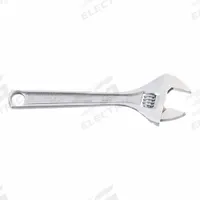 PROTO Adjustable Wrench: Alloy Steel, Satin Chrome, 8 5/32 in Overall Lg, 1 7/32 in Jaw Capacity (MPN J708LA). Key specifications — attr309359: Satin Chrome; attr324924: PROTO; attr309365: Carton; attr309358: Alloy Steel.