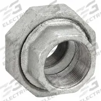 APPROVED VENDOR Metal Pipe Straight: Union, 2 in x 2 in, Female NPT Threaded x Female NPT Threaded (MPN 1LBT6)