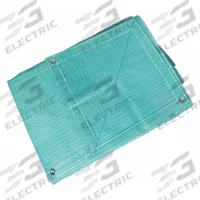 APPROVED VENDOR Tarp: 19.5 ft Lg, 19.5 ft Wd, Heavy Duty, 15 mil, Cotton Canvas, Green, 15 oz/sq yd (MPN 10P566). Key specifications — Color: Green; Brand: APPROVED VENDOR; Fabric Coating: Chemically Proofed.