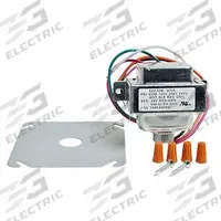 ROBERTSHAW Class 2 Transformer: 50 VA Power Rating, 120V AC/208V AC/240V AC, 24V AC, Primary Fuse (MPN 620-502). Key specifications — Brand: ROBERTSHAW; Connection - Primary: Wire Lead; Connection - Secondary: Wire Lead; Input Voltage: 240V AC; Mounting: Foot; Output Voltage: 24V AC.