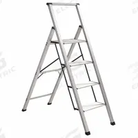 XTEND + CLIMB Step Stool: 4 Steps, 4.7 ft Overall Ht, 250 lb Load Cap, Aluminum, 2.8 ft Standing Ht (MPN SL4H LITE). Key specifications — Brand: XTEND + CLIMB; Color: Silver.