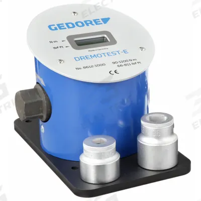 GEDORE Electronic Torque Tester: 1/2 in/1/4 in/1 in/3/4 in/3/8 in Drive Size - Bench-Mount Torque Testers