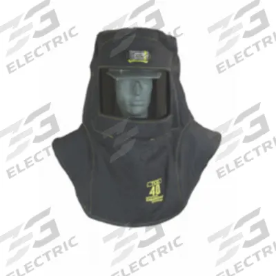 OBERON Arc Flash Hood: 4 PPE CAT, 46 cal/sq cm ATPV, Aramid ( 10.7 oz/sq yd ) - Category 4 Hoods