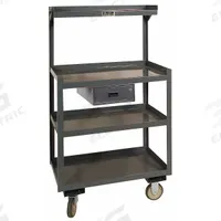 APPROVED VENDOR Mobile Workstation: 1,200 lb, 4 Shelves, 36 in Work Surface Ht, Polyurethane (MPN PSD-2430-4-D-95). Key specifications — Brand: APPROVED VENDOR; Caster/Wheel Configuration: (2) Rigid; Handle Type: No Handle.