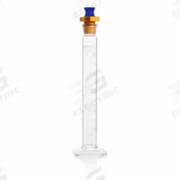 KIMBLE Graduated Cylinder: 50 mL, B, To Contain (TC), 1 mL Graduation Increments - mL, 3 mL – 50 mL (MPN 20039P-50). Key specifications — ASTM Specification: E1272; Brand: KIMBLE; USP Specification: Type II; Closure Included: No; Includes: Polyethylene Stopper.
