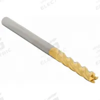 APPROVED VENDOR Square End Mill: Carbide, TiN Coated, 4 Flute, 5/32" Mill Dia, 3/4" LOC, 2-1/2" OAL (MPN 215-001006)