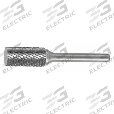 WIDIA METAL REMOVAL Carbide Bur: Cylinder, SA-51, Double Cut, 1/4" x 1/2" Head - Double-Cut Cylinder Burs