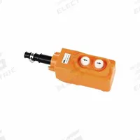 KH INDUSTRIES Pendant Control Station: (2) Push Buttons, 1NO, Direct/Reversable, NEMA 4/4X (MPN CPA02-A4C-000A). Key specifications — AC Contact Rating: 25 A @ 120/220 V; Action: Momentary/Momentary; DC Contact Rating: Not Rated; Enclosure Material: Thermoplastic; Hub Style: Dead-End; Legend: Direct/Reversable; Operator Configuration: (2) Push Buttons; Brand: KH INDUSTRIES.