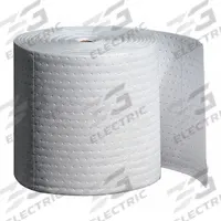 PIG Sorbent Roll: 150 ft Lg, 15 in Wd, Polypropylene, White, 150 ft Roll Lg, 15 in Roll Wd (MPN MAT446). Key specifications — Brand: PIG; Material: Polypropylene.