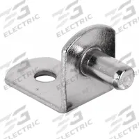 Shelf Support: 1/2 in Wd, 11/16 in Lg, 43/64 in Ht, 20 lb Capacity, Steel, Gray, 8 PK (MPN U 10171). Key specifications — Brand: PRIME-LINE; Color: Gray; Finish: Nickel-Plated; Material: Steel.