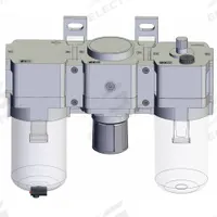 SMC Filter, Regulator, Lubricator: 3/4 in NPT, 1 MPa Max Op Pressure, 5 micron, AC-D Series (MPN AC40-N06-Z-D). Key specifications — attr109588: AC-D; attr109524: SMC.