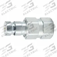 PARKER Nipple with Dust Cap: 1/8 in, Triple-Lok, Triple-Lok, Steel, 0.8 g/min Max Flow Rate (MPN PD36BTX-6). Key specifications — Brand: PARKER; Includes: Dust Cap; Body Material: Steel; Connection Type: Triple-Lok; Temperature Range: -40 to 250 Deg F.