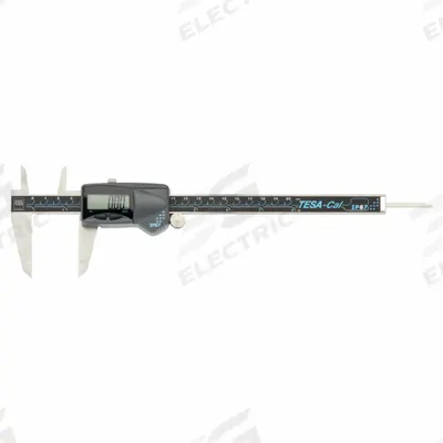 TESA BROWN & SHARPE TESA-CAL IP67, 8 inch/200 mm, with thumb roller - Digital Calipers without SPC Output for Harsh Environments