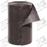 PIG Sorbent Roll: 150 ft Lg, 24 in Wd, Gray, Polypropylene, 150 ft Roll Lg, 24 in Roll Wd, Roll (MPN MAT202-01). Key specifications — Brand: PIG; Material: Polypropylene.