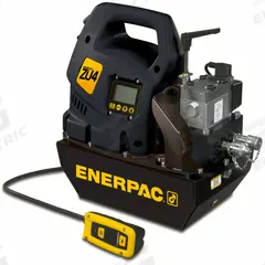 ENERPAC Hydraulic Electric Pump: 10,000 psi Max. Op Pressure, 60 cu in/min Max. Flow Rate, 115V AC (MPN ZU4204TB-Q). Key specifications — attr941810: ZU4204TB-Q; attr941817: 4-Way.