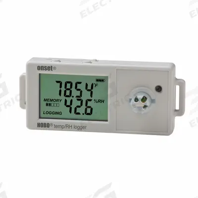 HOBO Data Logger: 0%to 95% Relative Humidity Measured, -4°F to 158°F, -20°C to 70°C - Temperature & Humidity Data Loggers