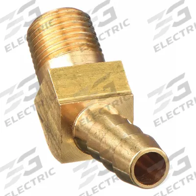 PARKER Barbed Hose Fitting: For 1/4 in Hose I.D., Hose Barb x NPT - Brass Multipurpose (Air, Water, Chemical) Rigid Barbed Hose Fittings