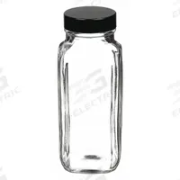 QORPAK Mixing/Storage/Sampling Bottle: 120 mL, 33-400, Phenolic, Pulp/Vinyl, Colorless, 24, Clear (MPN GLC-01326). Key specifications — Screw Closure Size: 33-400; Pre-Cleaned: None; Graduated: No; Brand: QORPAK; Body Color: Colorless.