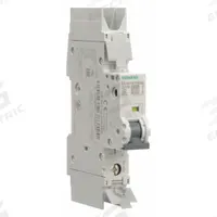 SIEMENS IEC Miniature Circuit Breaker: 10 A Amps, 60V DC, 10kA at 277V AC, Screw Clamp, 5SJ4, AC/DC (MPN 5SJ41107HG42). Key specifications — Brand: SIEMENS; DC Voltage Rating: 60V DC; Max. AIR Rating: 10kA at 277V AC; Terminal Connection: Screw Clamp; AC Voltage Rating: 277V AC.