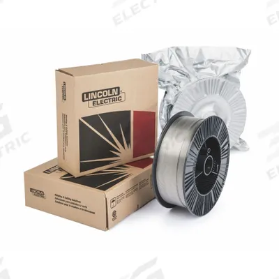 LINCOLN ELECTRIC Flux Cored Welding Wire: Stainless Steel, E308LT0-1/4, 0.045 in - E308 Flux-Cored Welding Wire