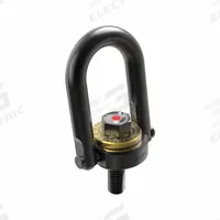 JERGENS Hoist Ring: Pivot/Swivel, w/Indicator, Black Oxide-Coated Steel, 7/8"-9, Max. 8,000 lb (MPN 23424LC). Key specifications — attr994472: JERGENS; attr994492: 7/8"-9; attr998493: Lifting.