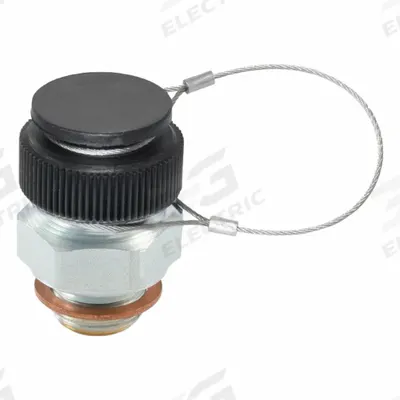 JW WINCO Fluid Drain Valve: Zinc-Plated Steel, M14x1.5 Mounting - Fluid Drain Valves with Tethered Cap