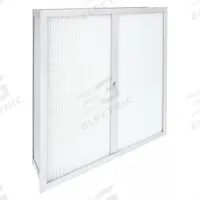 GRAINGER HEPA Ducted Terminal Module: 24 in x 24 in x 7 in, 99.99% Filter Efficiency, Upstream Face (MPN 19RR66). Key specifications — Brand: GRAINGER; Includes: 10 in Collar; Frame or Header Material: Aluminum.