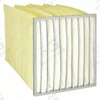 GRAINGER Pocket Air Filter: 24 in x 24 in x 30 in, MERV 15, Yellow, Synthetic, 10 Pockets (MPN 911TC7). Key specifications — Display Sell UOM: EA; Brand: GRAINGER; Media Material: Synthetic; Performance Rating: MERV 15.
