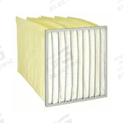 GRAINGER Pocket Air Filter: 24 in x 24 in x 30 in, MERV 15, Yellow, Synthetic - MERV 15 Pocket Air Filters