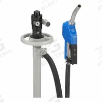 DAYTON Air Drum Pump: 8 gpm Max. Flow Rate, Pump Pack, 1/8 in FNPT, Auto (MPN 6GKR5). Key specifications — Brand: DAYTON; Suction Tube Material: Polypropylene; Nozzle Material: Stainless Steel.