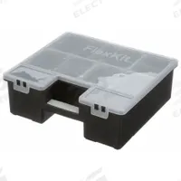 FLEXCART Compartment Box: 13 3/8 in x 12 3/8 in x 4 1/2 in, Gray, 14 Compartments, 10 Adj Dividers (MPN FC-50PB). Key specifications — ESD Conductive: Not Electrostatic Discharge Conductive; Color: Gray; Brand: FLEXCART; Material: Plastic.