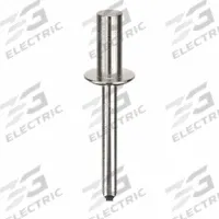 Blind Rivet,1 17/18" L,0.249" dia,PK100: Inch, 1 15/16 in Overall Lg, 39/64 in Body Lg, Dome, 100 PK (MPN AD86H203). Key specifications — Brand: POP AVDEL.