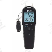 FLIR Moisture Meter: Digital, LCD with Backlight, Pin, MR55 Meter/Pouch/Repl Pins, Wood, Impact Pin. Key specifications — attr999354: Digital; attr1009284: Impact Pin; attr1009272: Bluetooth Compatible; attr999347: Wood; attr999350: LCD with Backlight; attr999383: ±2%; attr999345: FLIR.