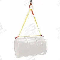 LIFT-ALL Drum Sling: Metal, 1,500 lb Wt Capacity, For 24 in Min. to Max. Drum Dia, Rim, Horizontal (MPN DSH601D). Key specifications — Color: Yellow; For Drum Material: Metal; Grip Location: Rim; Material: Polyester; Brand: LIFT-ALL.