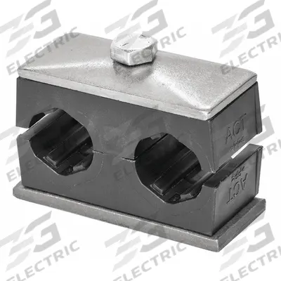 STAUFF Beta Clamp: Smooth Bore, 316 Stainless Steel Clamp, Polypropylene Cushion - Smooth-Core Beta Clamps