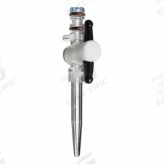 NALGENE Straight Bore Buret: 50 mL, ±0.10 mL, E287, Acrylic, 14.1 mm Body Dia, 719 mm Overall Ht (MPN 3650-0050). Key specifications — Brand: NALGENE; ASTM Specification: E287; Autoclavable: No; Body Material: Acrylic; Clarity: Clear; Graduated: Yes; Includes Reservoir: Yes; Tolerance: ±0.10 mL.