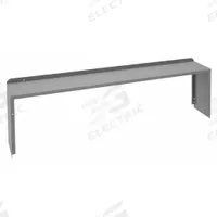 TENNSCO Shelf Riser: 72 in Overall Wd, 10 1/2 in Overall Dp, Gray, Carbon Steel, Steel, 18 in (MPN R-107218). Key specifications — Includes Mounting Hardware: Yes; Color: Gray.