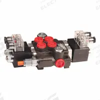 CHIEF Hydraulic Manifold Valve: 13 gpm Max Flow Rate, Three Positions, Inlet/Outlet/Work, 12 V (MPN 220876). Key specifications — attr1018253: CHIEF; attr1018283: Inlet; attr1018249: 220876; attr1018298: 12 V; attr1018300: Electrical.