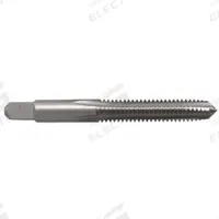 CHICAGO-LATROBE Straight Flute Tap: 1/4"-20 UNC, H11 / 2B, 4 Flute, Plug Chamfer, High Speed Steel (MPN 330026)