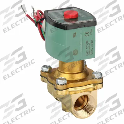 REDHAT Solenoid Valve: 2-Way, Normally Open, 3/4 in Pipe Size, 110V AC/120V AC - 2-Way/2-Position, Normally Open Solenoid Valves