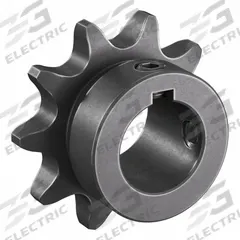 TRITAN Roller Chain Sprocket: 41, For 1/2 in Chain Pitch, 3/4 in Bore Dia, 10 Teeth, Steel (MPN 41BS10H X 3/4). Key specifications — Brand: TRITAN.