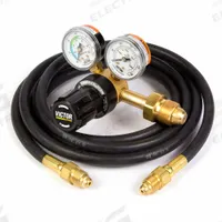 VICTOR Regulator: CGA 580 Inlet, 5/8"-18 F RH Outlet, 50 scfh (Argon) /50 scfh (Carbon Dioxide) (MPN 0781-4236). Key specifications — Compatible Gas Type: Carbon Dioxide; Manufacturer Part Number: 0781-4236; Brand: VICTOR; Inlet Connection: CGA 580; Outlet Connection: 5/8"-18 F RH.