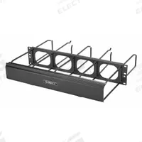 HUBBELL PREMISE WIRING Dual Side Horizontal Ring Manager: Horizontal, 1 U, Single Side Sides, Black (MPN HM177C). Key specifications — Color: Black; Orientation: Horizontal; Brand: HUBBELL PREMISE WIRING; Material: Steel; Number of Sides: Single Side.